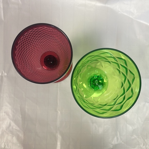 Pair of plastic glasses 💜💚 - Picture 4 of 5